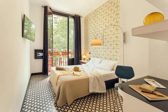 Roca im ikonischen Eixample-Distrikt von Barcelona: Studio mit Terrasse