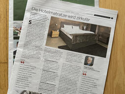 Handelsblatt presents circular hotel mattress: dual cycle as a model for sustainable hospitality industry